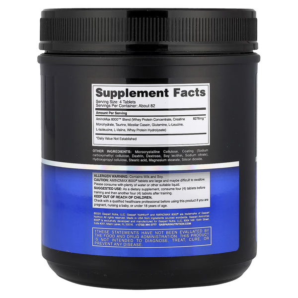 Gaspari Nutrition AminoMax 8000 325 Tablets