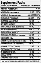 Cloma Pharma Methyldrene 25 Ephedra Capsules