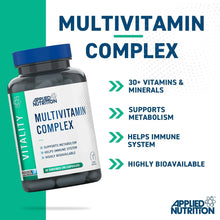 Applied Nutrition Multi Vitamin Complex : Contains of 30+ Vitamins, Minerals, Probiotics & Antioxidants- Support Immune System, Muscle and Recovery, Energy & Cognitive Function - (90 Capsules)