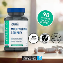 Applied Nutrition Multi Vitamin Complex : Contains of 30+ Vitamins, Minerals, Probiotics & Antioxidants- Support Immune System, Muscle and Recovery, Energy & Cognitive Function - (90 Capsules)