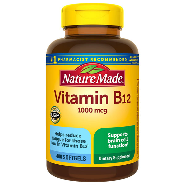 Nature Made Vitamin B12 1000 mcg 400 Softgels