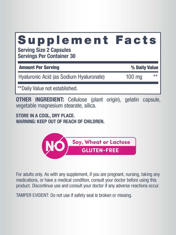NeoCell Hyaluronic Acid 60 Capsules
