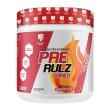 Muscle Rulz PRE RULZ Shred 30 Servings Pre-Workout with Fat Burner