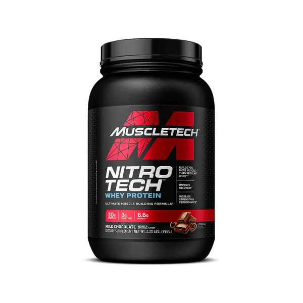 Muscletech Nitro-Tech 30 Gram Protein 2.2 lbs Whey Protein with Creatine MUSCLETECH