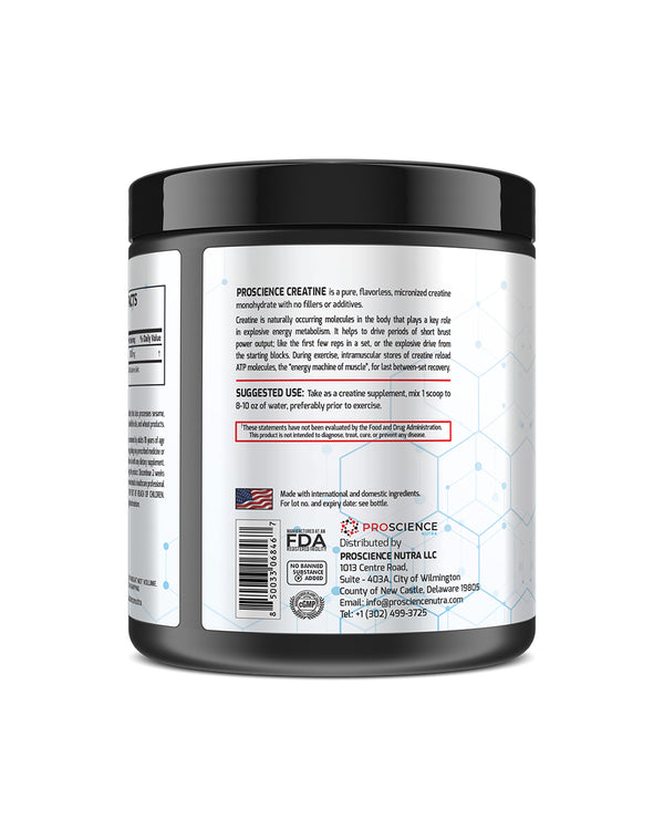 ProScience Nutra 5000mg Creatine Monohydrate