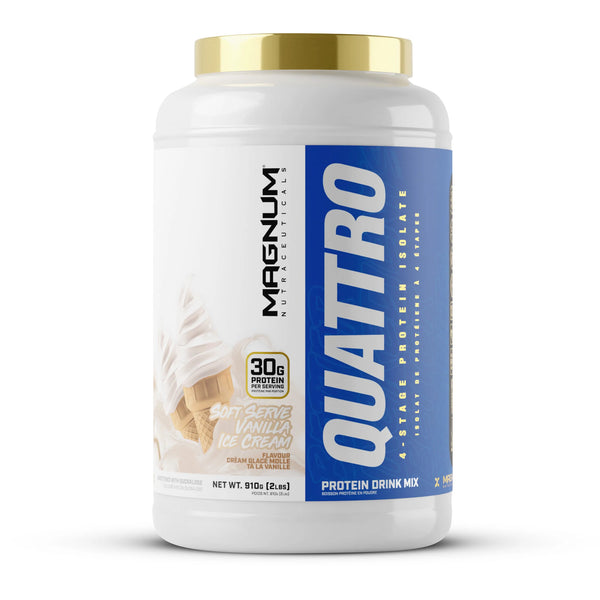 Magnum Quattro - Muscle-building, 4 protein isolate blend - 2lb