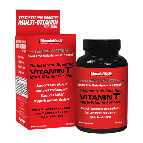 MuscleMeds Vitamin T Multi-Vitamin for Men – 90 Tablets