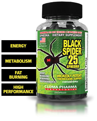Cloma Pharma Black Spider 100 capsules