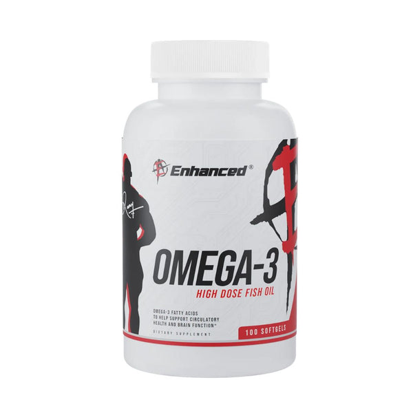 Enhanced Omega 3 Fish Oil Triple Strength 100 Softgels ENHANCED
