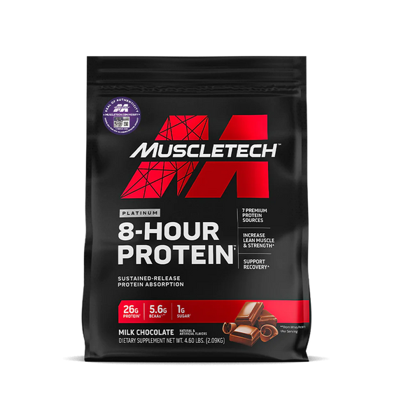 MuscleTech Platinum 8-Hour Protein 4.6LBS Sustained-Release MUSCLETECH