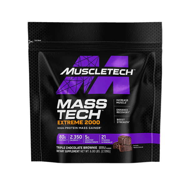 Muscletech Mass-Tech Extreme 2000 6 lbs Mass Gainer MUSCLETECH
