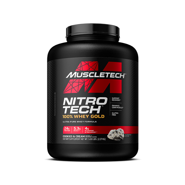 Muscletech Nitro-Tech 100% Whey Gold 5.03 lbs Whey Protein MUSCLETECH