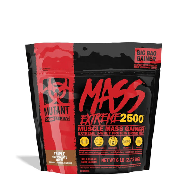 Mutant Mass Extreme 2500 6 lbs Muscle Mass Gainer MUTANT