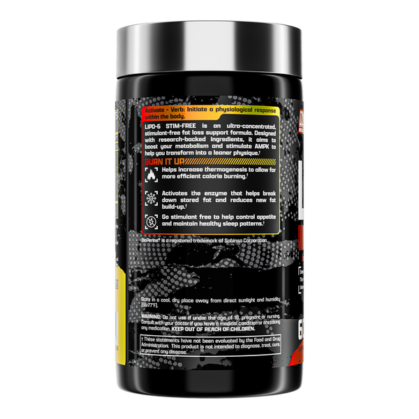 Nutrex Research LIPO-6 Stim-Free 60 Capsules NUTREX RESEARCH