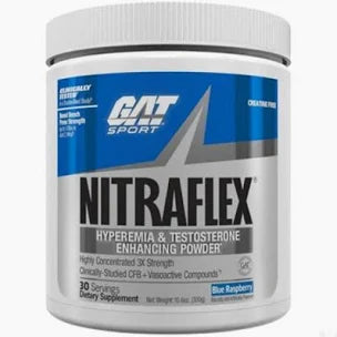 GAT Sport Nitraflex Original Pre-Workout – 30 Servings (Creatine Free)