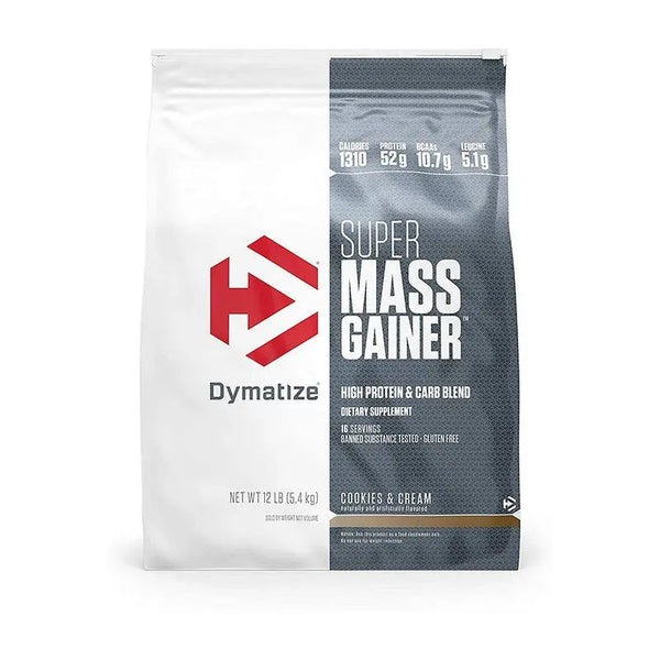 Dymatize Super Mass Gainer 12 lbs High Protein & Carb Blend DYMATIZE