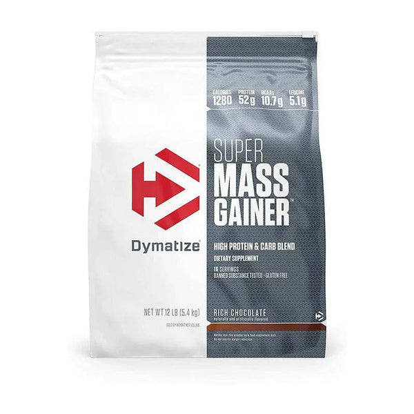 Dymatize Super Mass Gainer 12 lbs High Protein & Carb Blend DYMATIZE