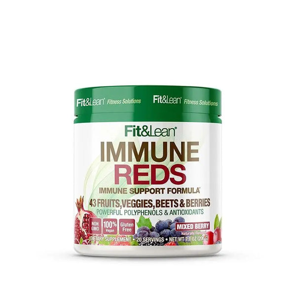 Fit&Lean Immune Red Immune Support Formula Mixed Berry 20 Serving FIT&LEAN