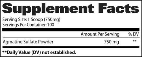 Gat Sport Essential Agmatine 75 grams Metabolic Byproduct of Arginine GAT SPORT