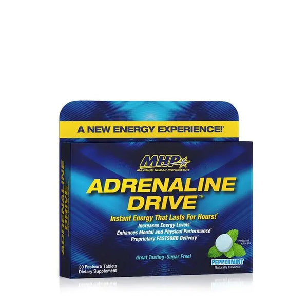 MHP Adrenaline Drive Peppermint - 30 Tablets Instant Energy MHP