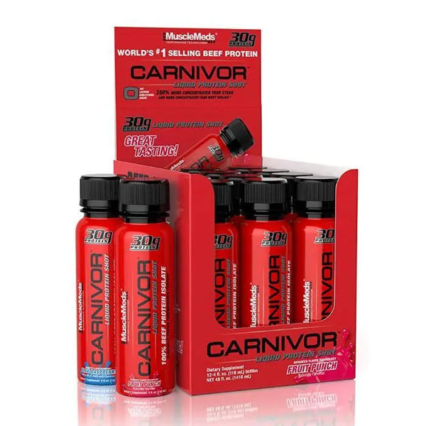 Musclemeds Carnivor Liquid Protein Shot 12 Pack MUSCLEMEDS