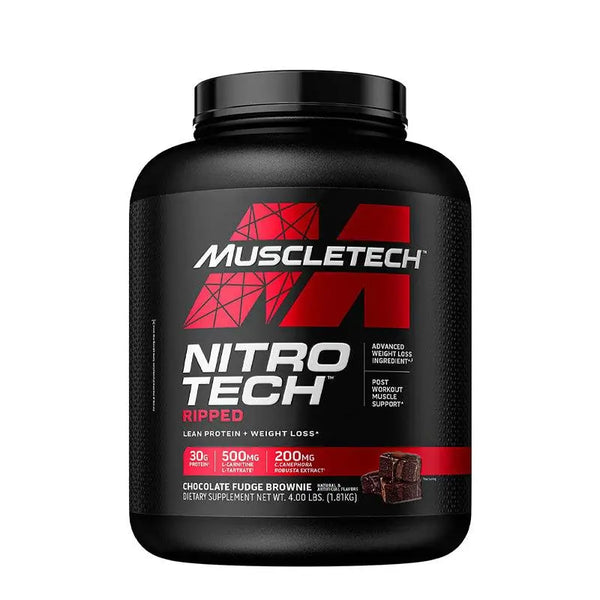 Muscletech Nitro-Tech Ripped Protein 4 lb Weight Loss + Lean Protein MUSCLETECH