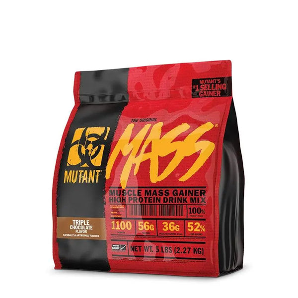 Mutant Mass 5 lbs Mass Gainer High Protein Drink Mix MUTANT