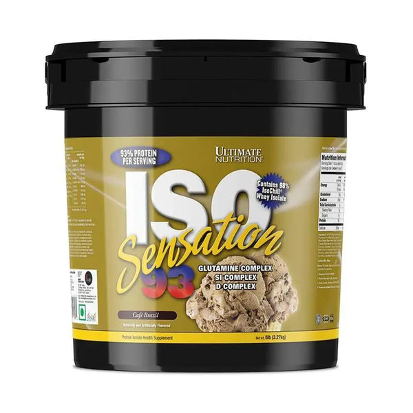 Ultimate Nutrition ISO Sensation 93 5 lbs Whey Protein Isolate ULTIMATE NUTRITION