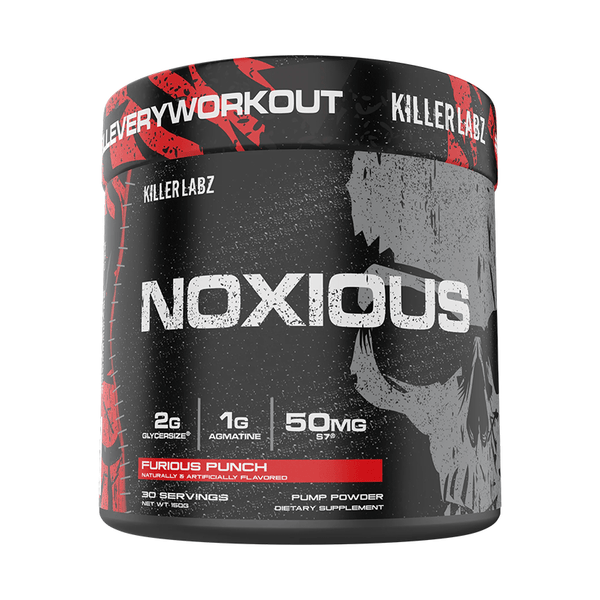 Killer Labz NOXIOUS Extreme Nitric Oxide Booster Pump Pre-Workout Powder KILLER LABZ