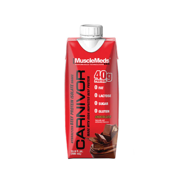 Musclemeds Carnivor RTD Beef Protein Isolate Shake Chocolate MUSCLEMEDS