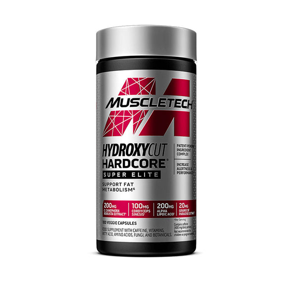 Muscletech HYDROXYCUT® Hardcore Super Elite 100 Veg Capsules MUSCLETECH