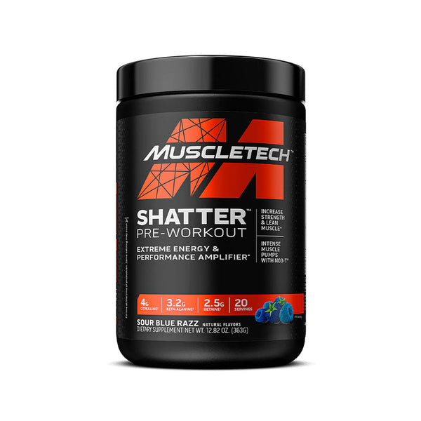 MuscleTech Shatter Extremely Powerful Pre-Workout 20 Servings MUSCLETECH