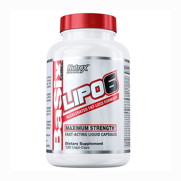 Nutrex Lipo 6 Basix Series Maximum Strength 120 Capsules NUTREX RESEARCH