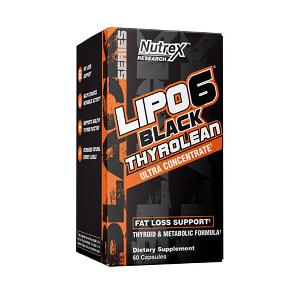 Nutrex Research Lipo 6 Black Thyrolean 60 Capsules NUTREX RESEARCH